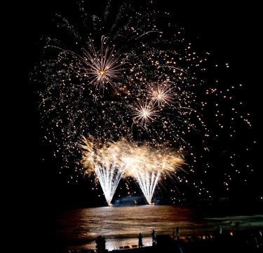 fireworks on Revere Beach