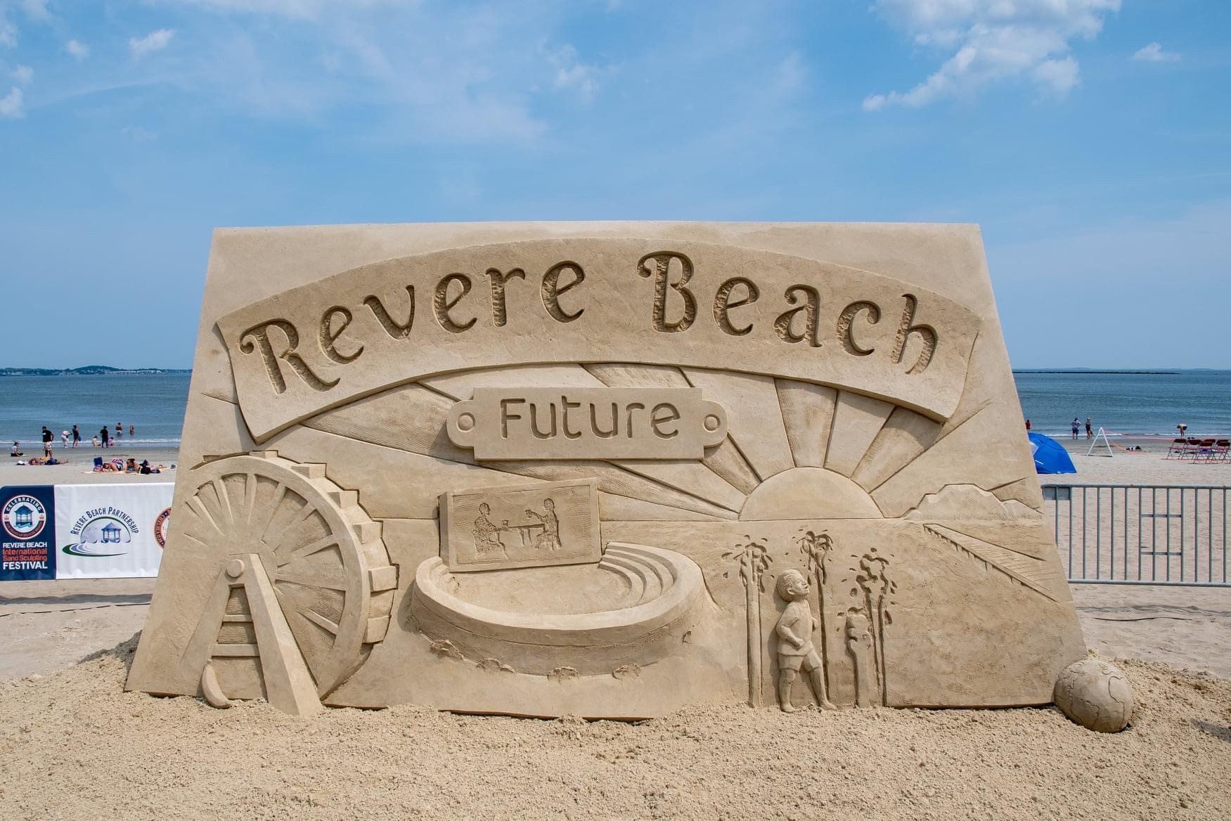 Revere Beach sandcastle